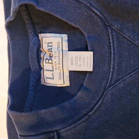 VINTAGE LLBEAN, XL NAVY blue , Fall, Winter, Every day, Casual Crew Neck Sweater - Picture 5 of 10